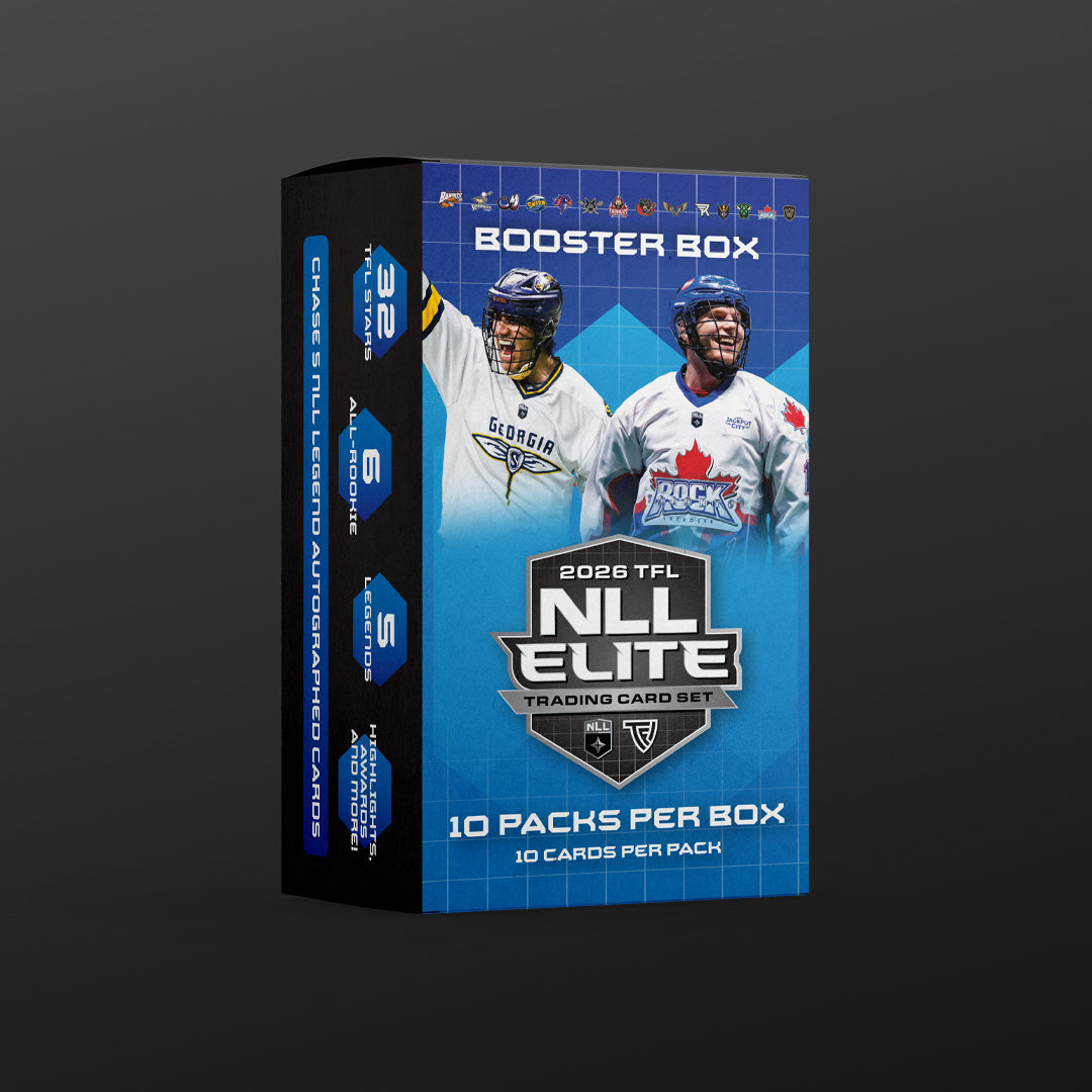 2026 TFL National Lacrosse League Elite Trading Cards - 10 Pack Booster Box