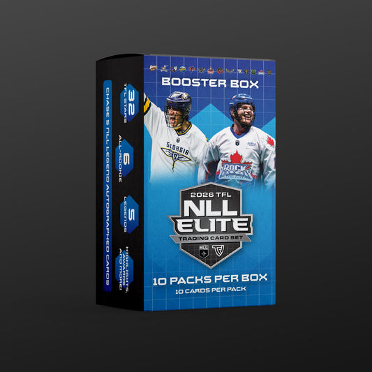 2026 TFL National Lacrosse League Elite Trading Cards - 10 Pack Booster Box