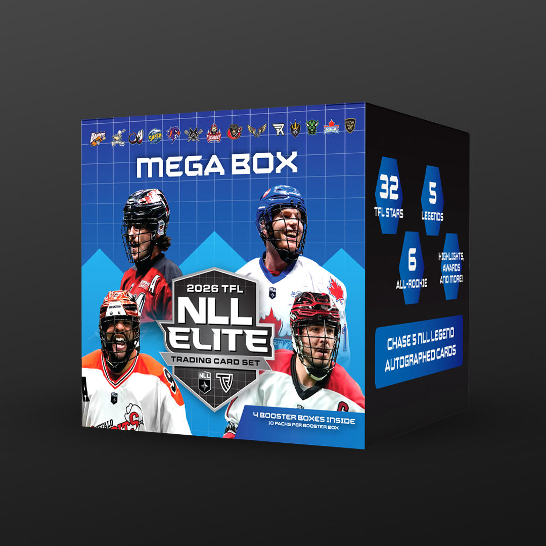 2026 TFL National Lacrosse League Elite Trading Cards - 40 Pack Mega Box