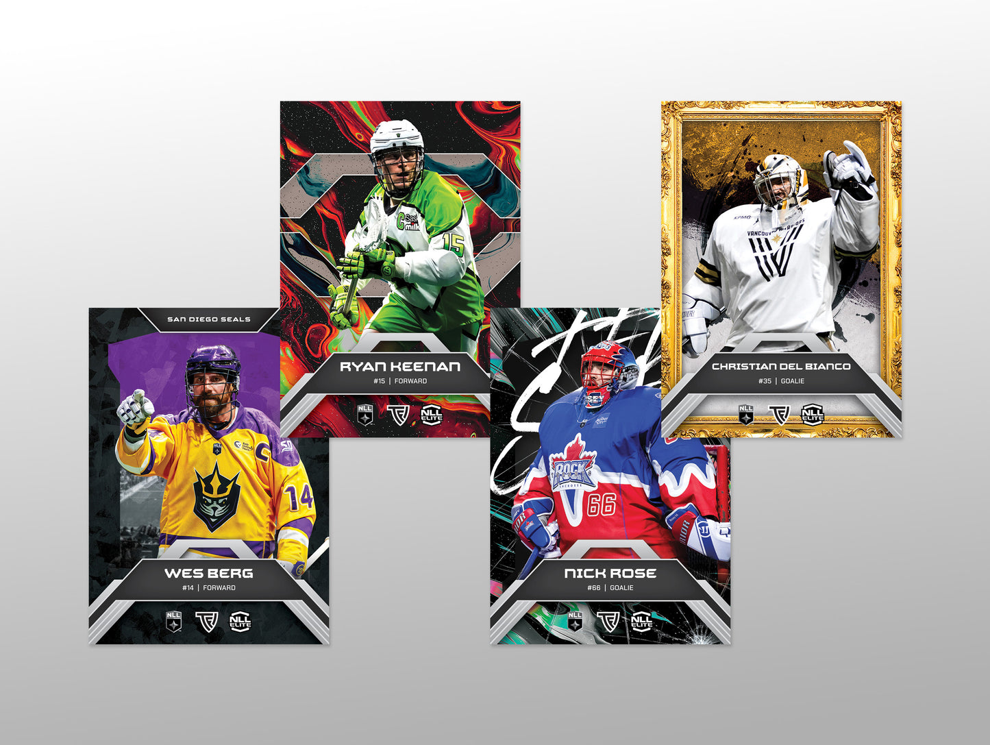 2026 TFL National Lacrosse League Elite Trading Cards - 40 Pack Mega Box