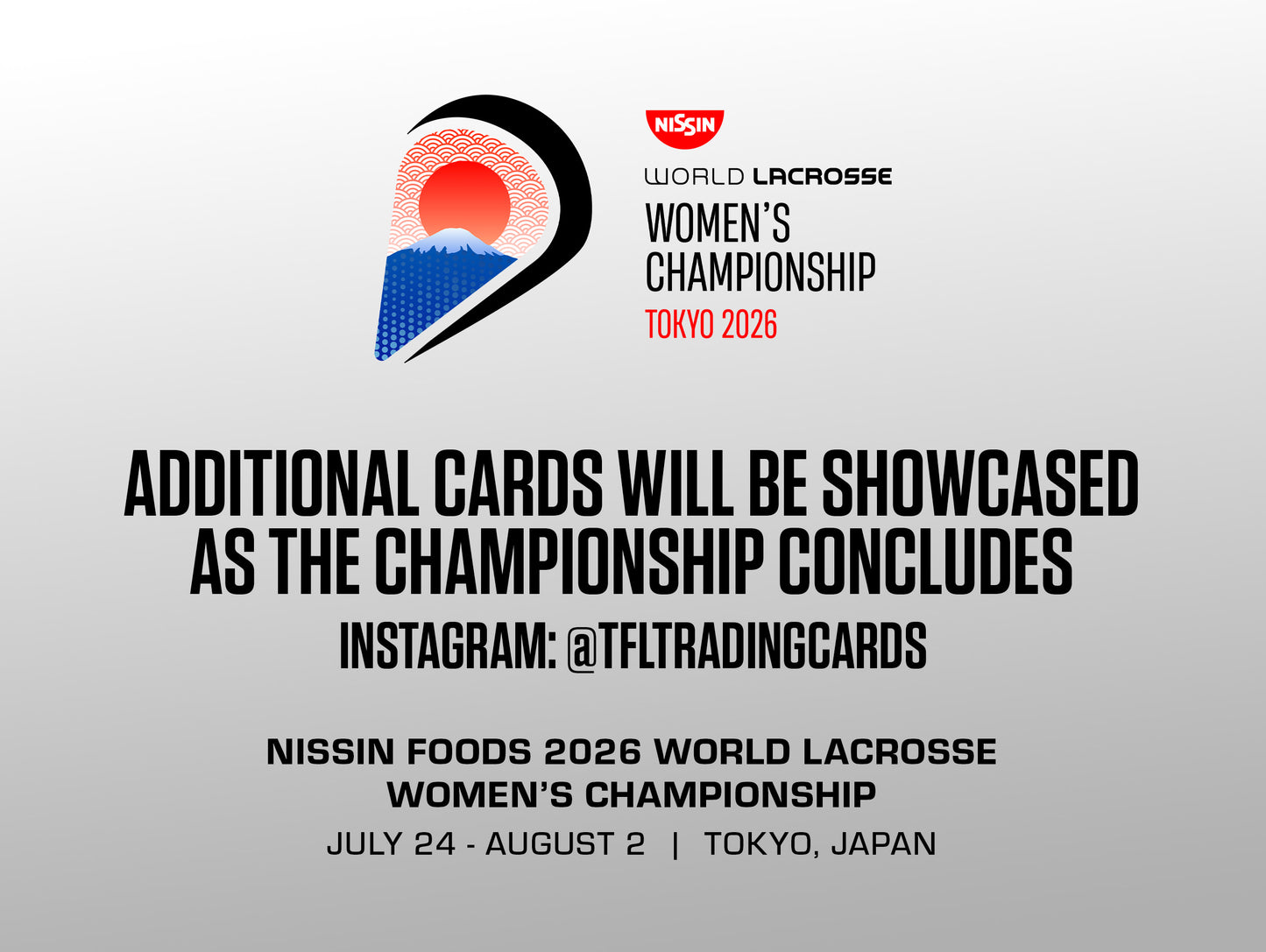 Nissin Foods 2026 World Lacrosse Women's Championship Commemorative Collection